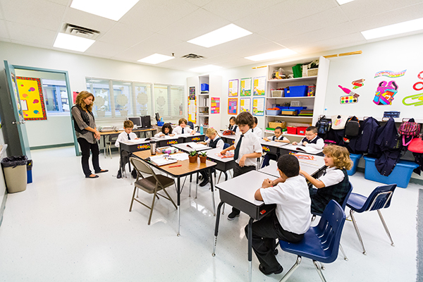 Bright Primary Division classroom