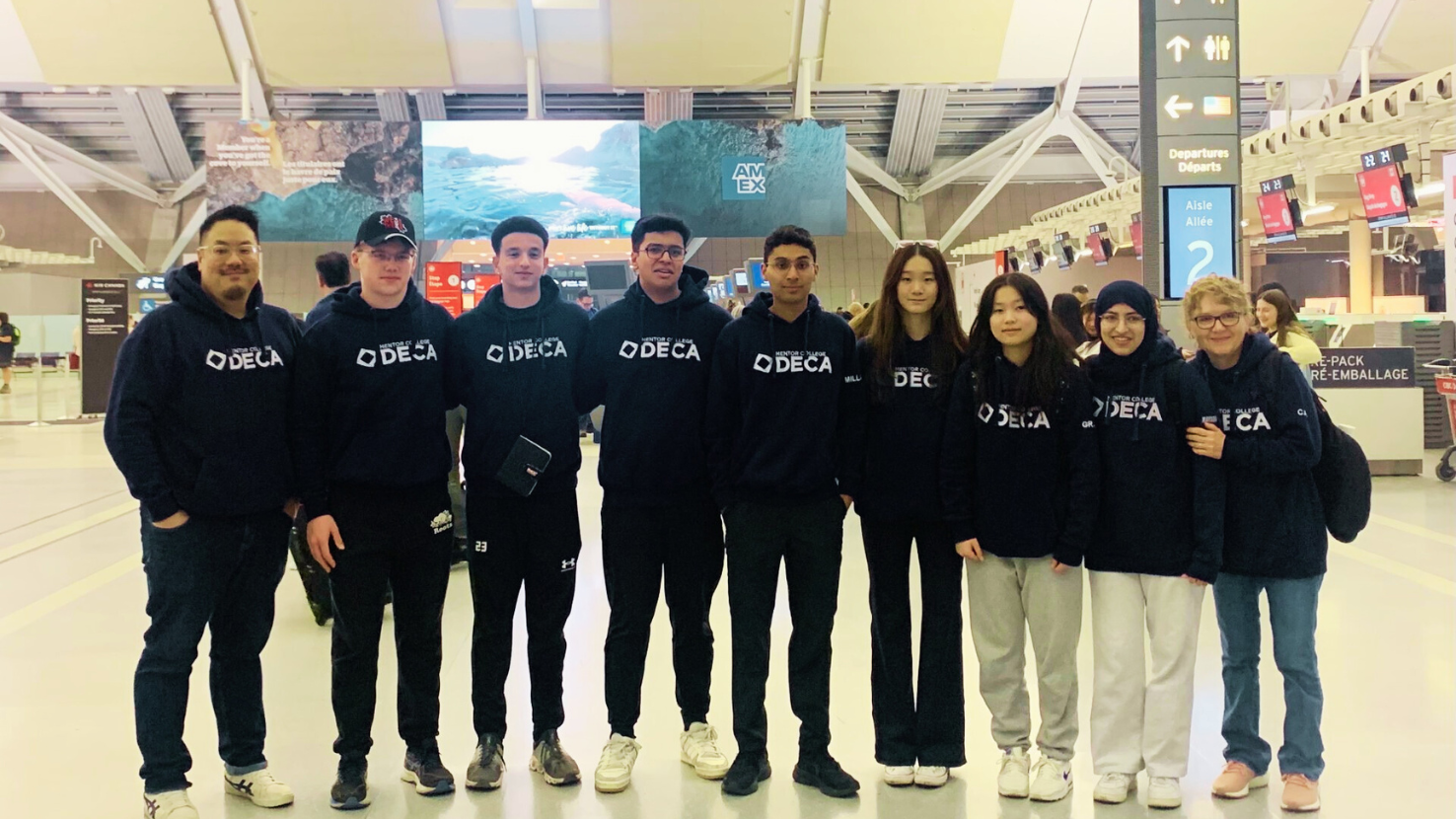 Mentor DECA Team Goes International! 